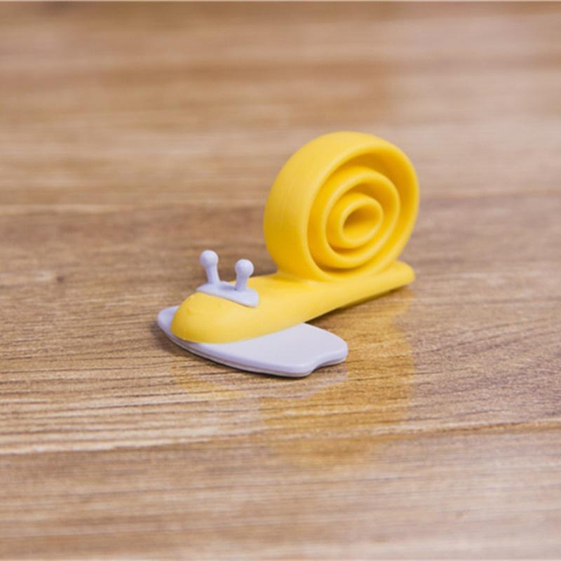 3 Pcs Creative Home Rotatable Snail Doorstop Door Draft Stopper Baby Safety Gate Card Splines Baby