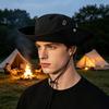 Sonnenhut für Herren Damen Breiter Rand Anglerhut Verstellbares Winddichtes Seil Sonnenschutzhut Atmungsaktiver Sommerhut für Outdoor Reisen Wandern Camping