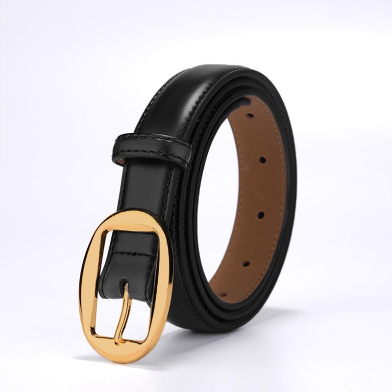 

Women s Genuine Leather Belt Personalized Retro with Jeans Work Pants Genuine Leather Belt Women s Cowhide Waist Chain Belt 105cm