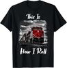 Frase Engraçada de Trem para Maquinista _ Presente para Amantes de Trem de Carga Camiseta Unissex