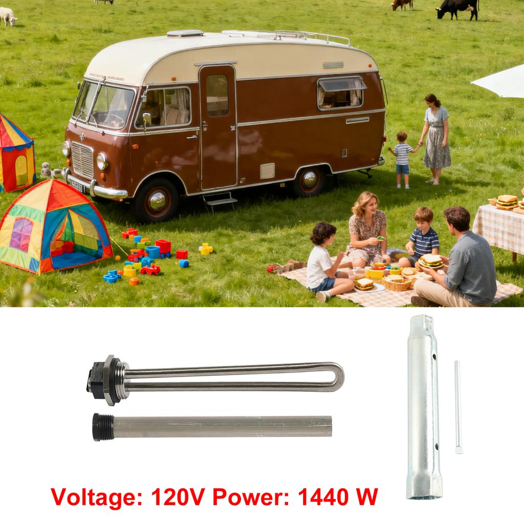 Elemento Riscaldante Scaldabagno ad Alta Potenza per Camper 520900 520789 per Camper Accessori di Montaggio Facile Filettati