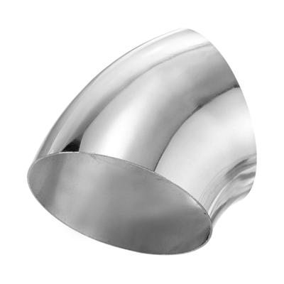 M METERXITY 45 Grad Rohrbogen für Auspuffrohr mm 304 Edelstahl Auspuffkrümmer für Fahrzeugmodifikation Auspuff Treppenhandlauf 106 mm Höhe 4er-Pack 4"