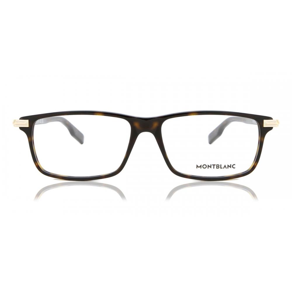

Mont Blanc Mb0217o 002 Men Eyeglasses Dark Tortoise/55