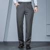 Fengxun Men's Thickened Stretch Business Dress Trousers