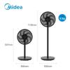 Midea 12-inch 7-Blade Convertible Electric Fan CN plug (adapter included)