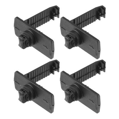 VekAuto Honda and Acura 4 Pack Car Holder Retainers with Non-Slip Plastic Black L Shaped Floor Mat Retainers Clips