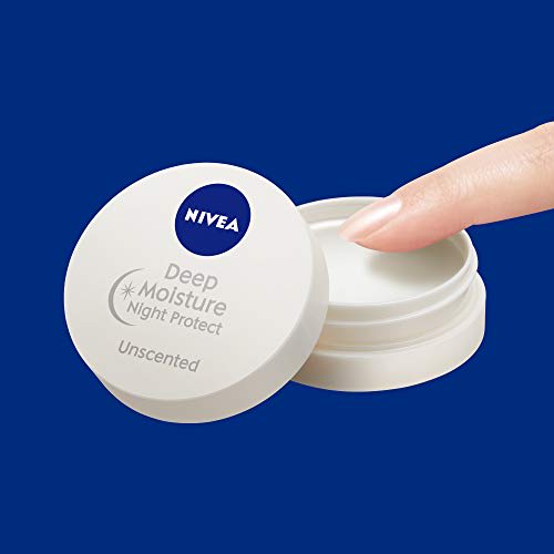 Nivea Deep Moisture Night P Lippenbalsam ohne Duft, 7 g