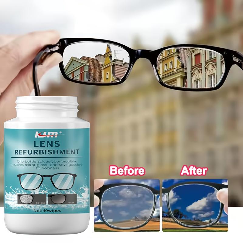 Glasses refurbishment set, does not damage the lenses, restores the luster like a mirror, suitable for glasses, goggles, fashion