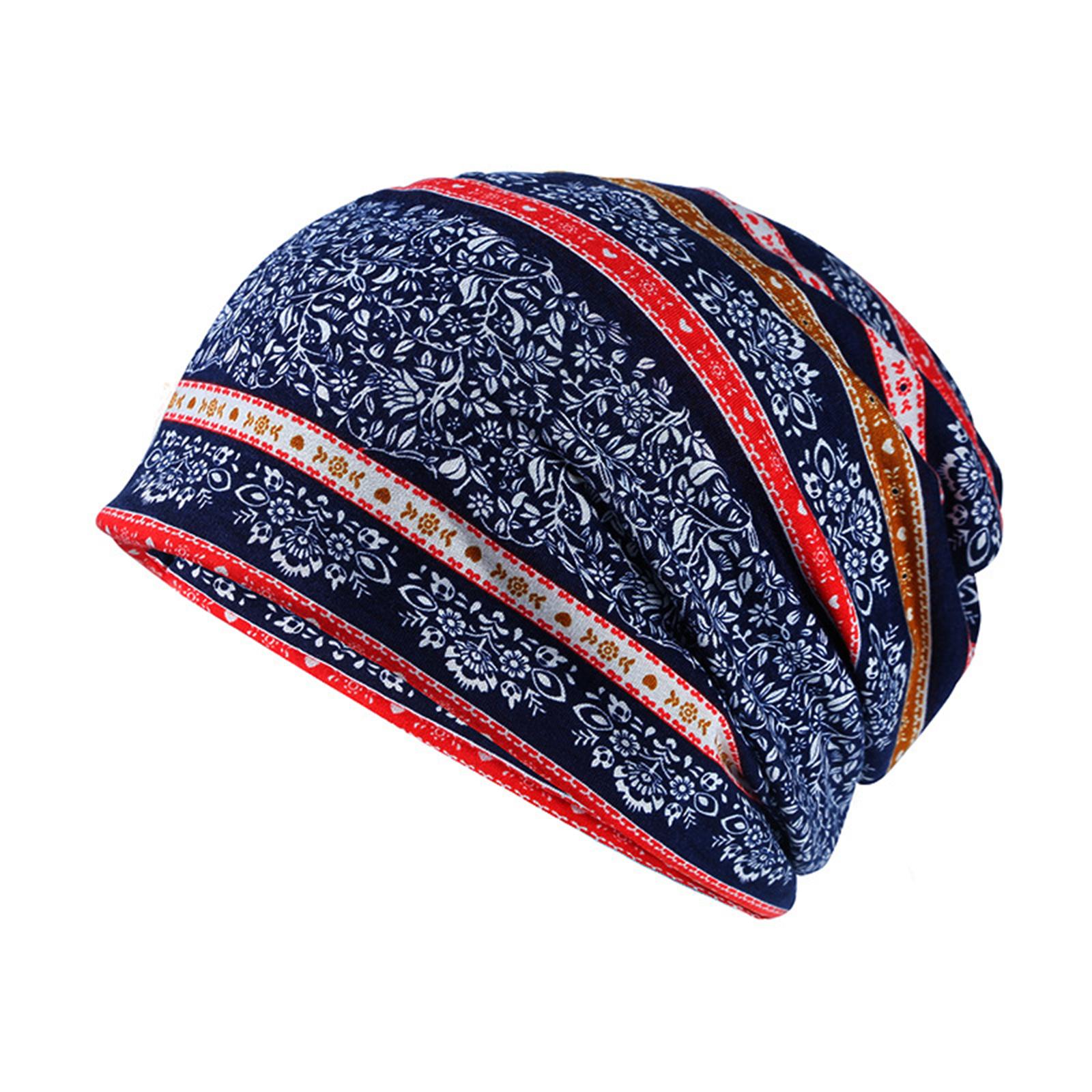 

Мягкий платок-тюрбан для женщин, шапка-бини с цифровой печатью, удобная и дышащая повязка на голову 12