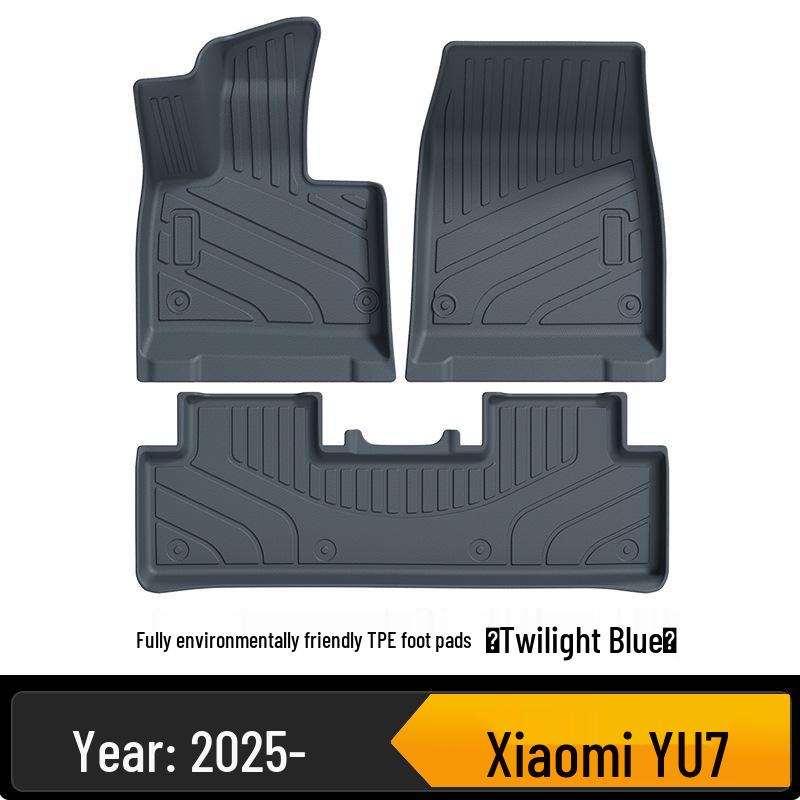 TPE Floor Mats for Xiaomi YU7 - Eco-friendly, Odorless, Color-Matching Interior.