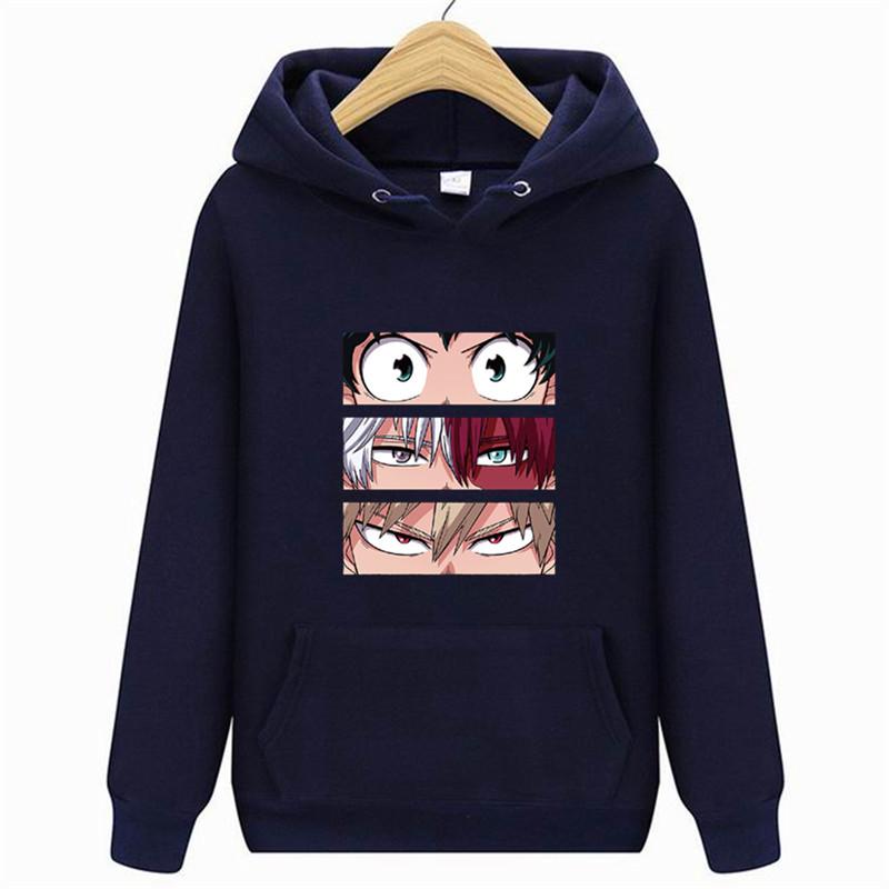 Langermet for menn og kvinner Uformell mote gensere Japansk tegneserie løs hettegenser Komfortabel kreativitet Streetwear