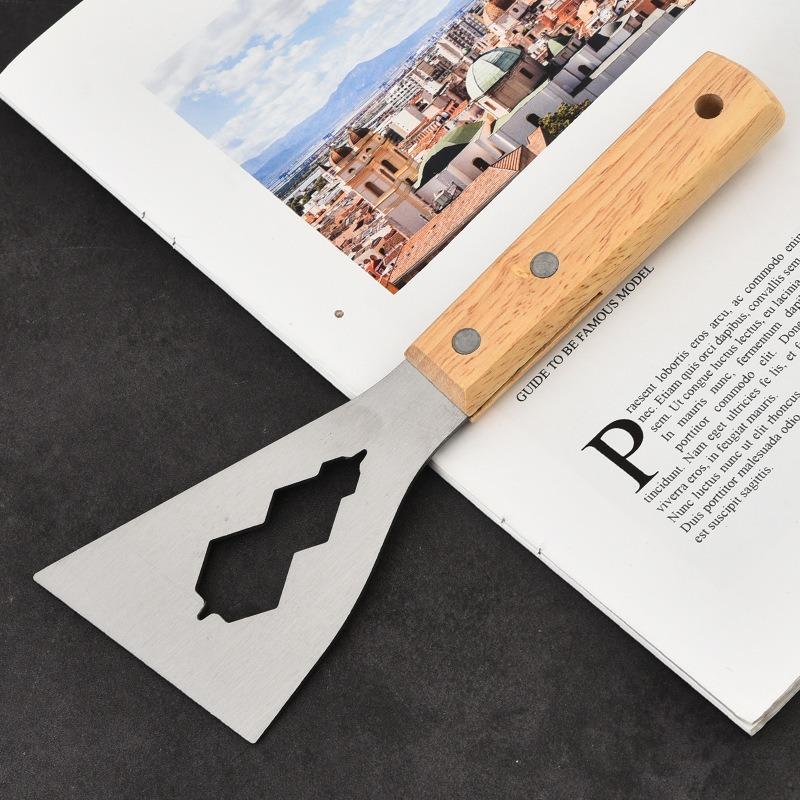 Multifunktionell skrapa, Cementskrapa i rostfritt stål, Gipsskrapa, Väggputs, Dekoration Spackel Rengöring Liten skrapa