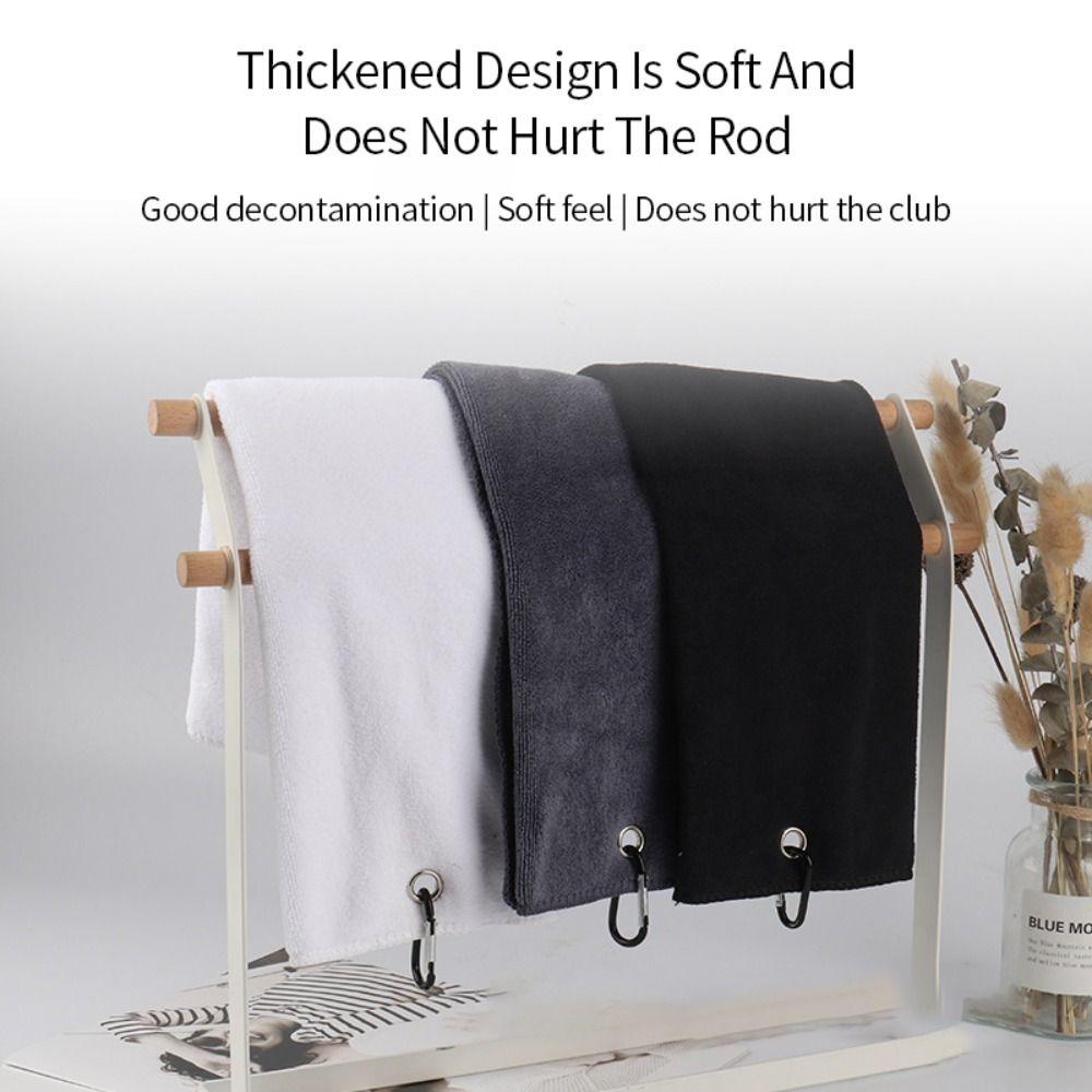 Washcloth Outdoor Running Swimming Golf Towel Cleaning Towels Golf Balls Towel Portable Cleaner Kit