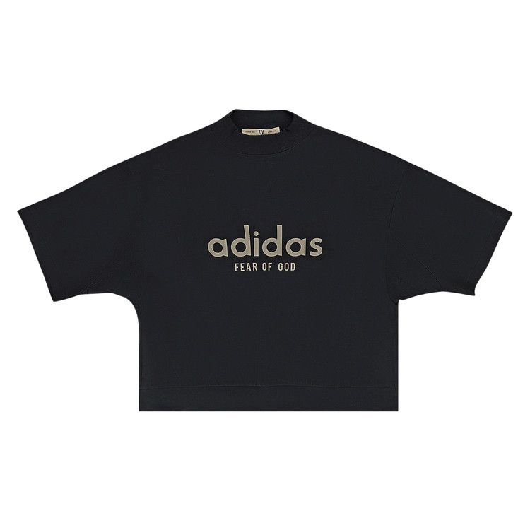 adidas X Fear of God Athletics Camiseta de Manga 3/4 de Jersey Pesado 'Negro'