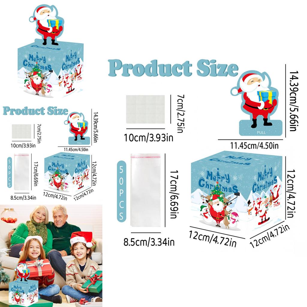 Christmas Santa Theme Party Supplies With Paper Decor For Celebrations And Gift Exchanges