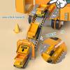 Vehicul de inginerie pentru copii, instrument de găurit electric, jucării, se potrivește copiilor, seturi asamblate educaționale, unelte pentru băieți, cadou de construcție cu nuci
