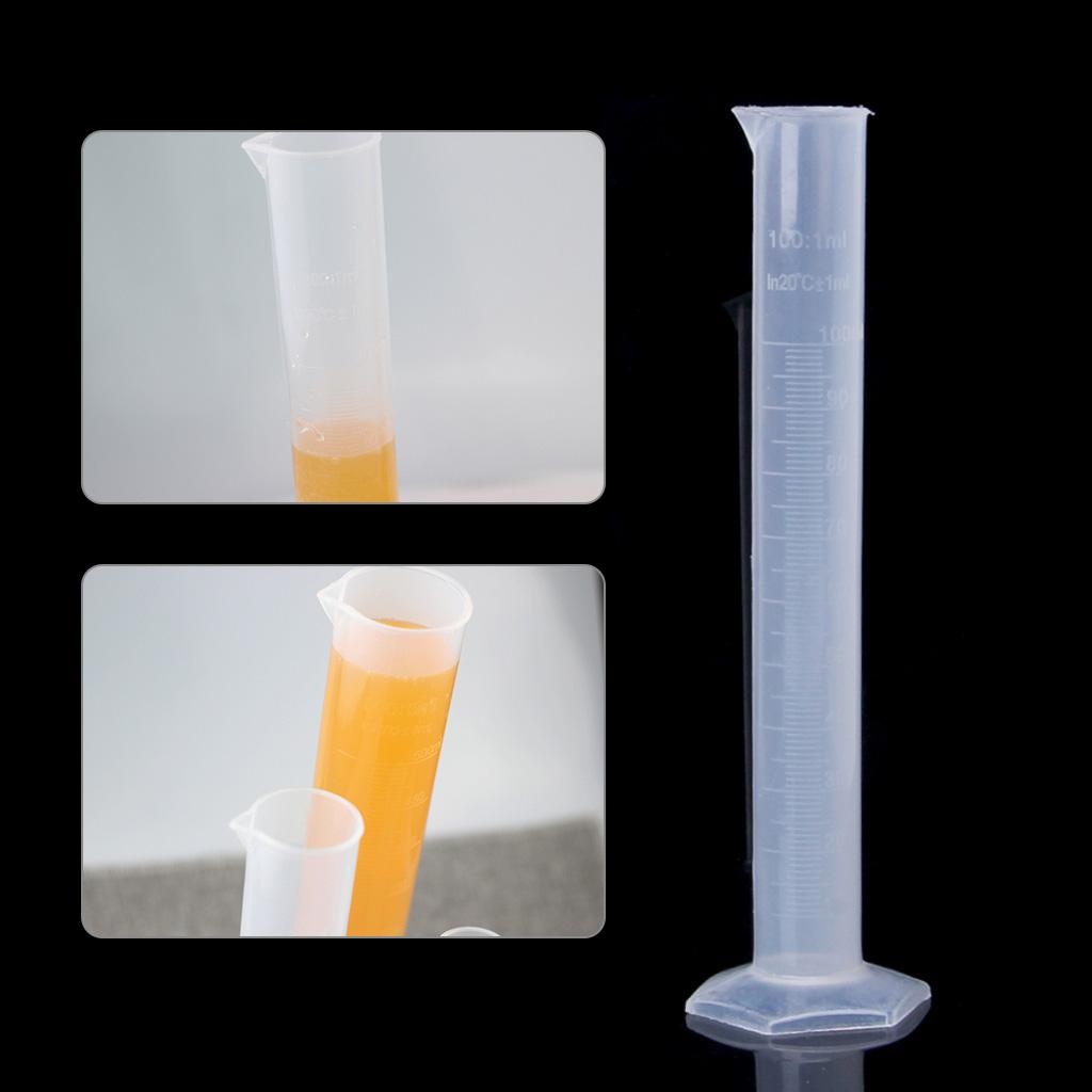 100ml Plastic Hydrometer Test Tube For Homebrew Whiskey Alcohol Beer Wine Mead