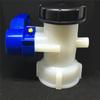 ABBP-IBC Tankcontainer Tote Tank Dn75mm Tank Schmetterlingsventil Kunststoff Wasserablaufadapter Anschlussventil