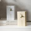 Retro Stille Schreibtischuhr Sandstein Modern Minimalistisch Kreative Schreibtischuhr Heimdekorationszubehör Kunst Dekorative Uhr