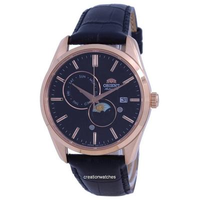 Orologio da Uomo Classico Sun & Moon Gen Quadrante Nero Automatico RA-AK0309B10B RA-AK0309B30B