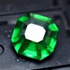 10,70 ct Grenat Tsavorite Vert Naturel Taille Carrée Pierre Précieuse Libre CERTIFIÉE