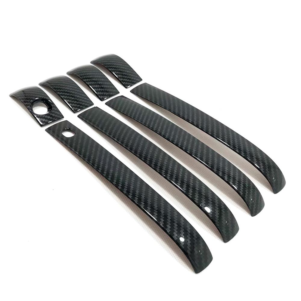 

Аксессуары для Jeep Grand Cherokee 2014-2018, чехол для дверной ручки, автомобильная дверная чаша, карбоновая внешняя отделка, литье door handle