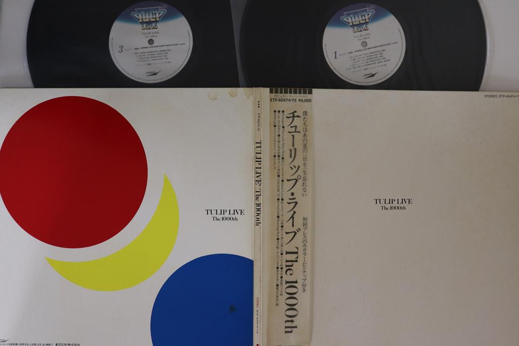 LP Record TULIP - Tulip Live The 1000th ETP6047475 EXPRESS 1982 Japan Obi Japanese Pop/Rock Used