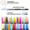 60pcs Unique Marker Pen Set | Glitter, Metallic, Neon, Pastel & Classic Shades | Perfect Art Gift for Adults & Students
