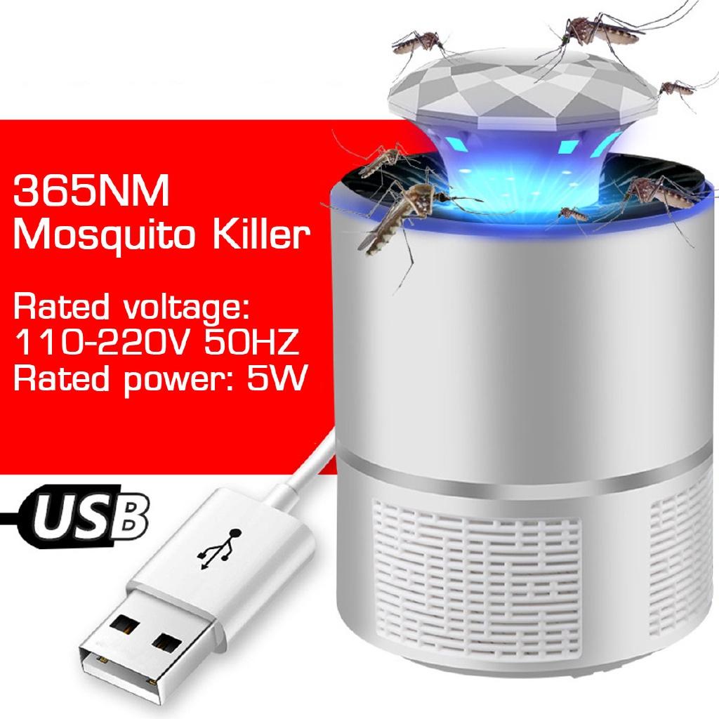 LED Myggdreper Lampe/ Anti Mygg Felle Elektrisk Mygglampe Hjemme LED Lys Insektdreper Myggdreper Insektfelle Lampe