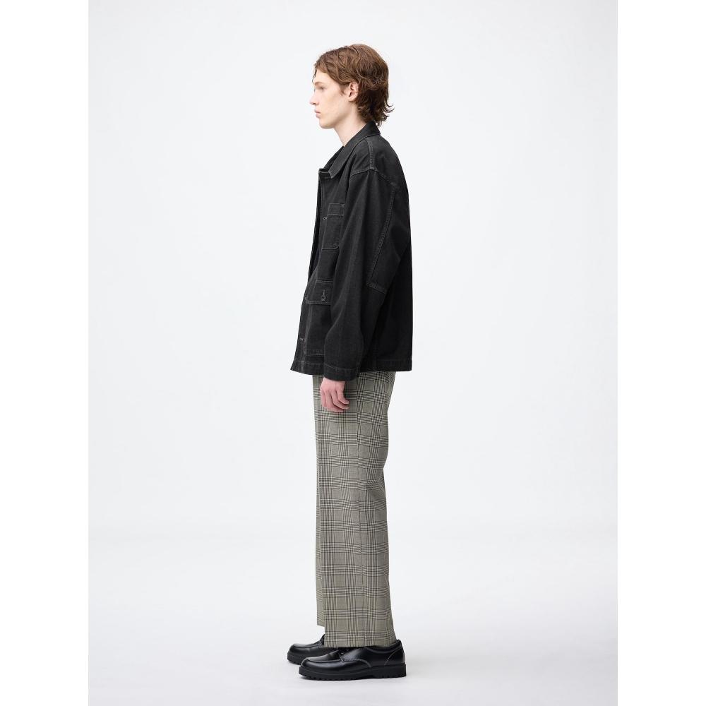 GU by Uniqlo Wide Slacks ChEck  Ec Length 78.5cm 