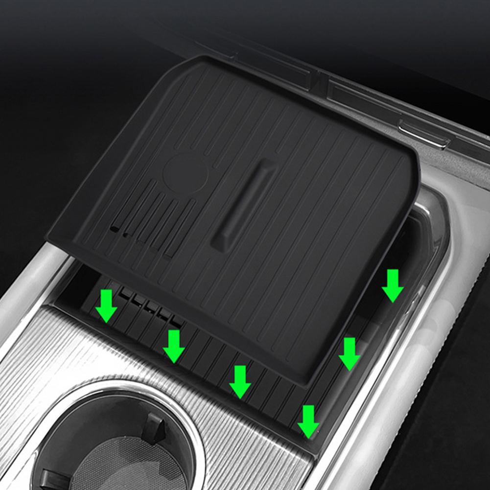 For Mazda EZ-6 6e 2025 Car Styling Central Control Wireless Charging Silicone Pad Storage Dustproof Mat Auto Acccessories