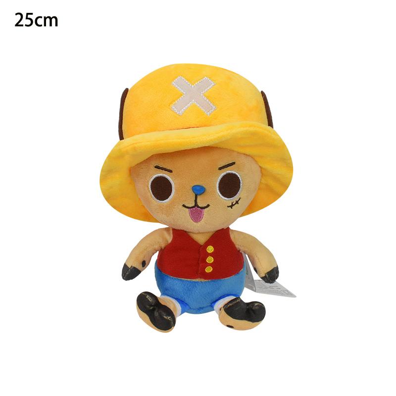 Original One Piece Plush Toys Luffy Chopper Plush Doll Anime Cute Cartoon Stuffed Peluche Birthday Gift