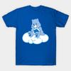 Asian Size Cotton Unisex Tshirt Print T-shirt Grumpy Bear Pouting On Cloud T-shirt No-Cut Print Regular Fit