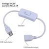 USB 5V 303 LED Switch USB Cable Switchs Cable ON OFF Power Device Tool Switchs Cable Extension Cable/Extension SwitchMale Female