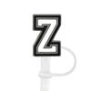 1Pcs Letter Silicone Straw Covers Cap Compatible With Stanley 30&40Oz Cup10Mm Straw Toppers Reusable Dust-Proof Straw Caps