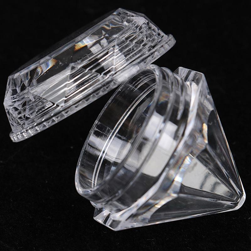 10Pcs/Set 5G Mini Cosmetic Empty Jar Pot Diamond Cream Box Refillable Bottles