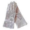 Full-finger Design Women Sun Protection Gloves Anti-skid Ice Silk Lace Gloves  Outdoor Activities
