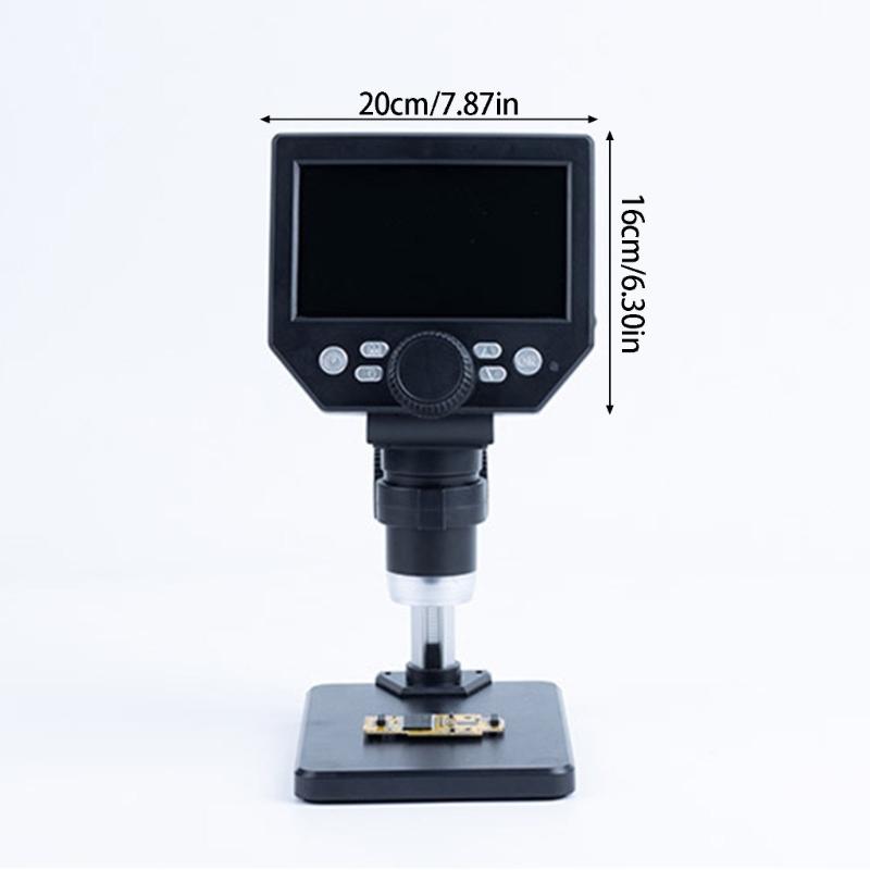4.3inch Digital Microscope With 1000X Magnification LCD Screen For Hobbyists Circuit Repair And Jewelry Inspection