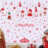 Christmas Decorations Holiday Party Decoration Window Stickers Pvc Static Stickers Window Decorations
