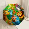 1PC Jungle Animals Umbrella-8-Rib Reinforced, Automatic Open, Lightweight & Durable, Fashion Accessory for Outdoor, H0413