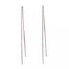 Rhinestone Long Fringed Internet Celebrity Stud Earrings, Earrings, Temperament Versatile Simple Earrings Women