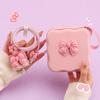 Korea Cute 3D Bow Wave Gradual Change + EVA Storage Bag Set Charger Cover For IPhone 11 12 13 14 18/20W Charge Correa Protection