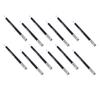 12Pcs Paper‑Wrapped Eraser Highlight Soft Cable Design Non Sharpening Sketching Art Supply