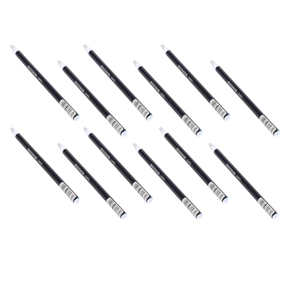 12Pcs Paper‑Wrapped Eraser Highlight Soft Cable Design Non Sharpening Sketching Art Supply