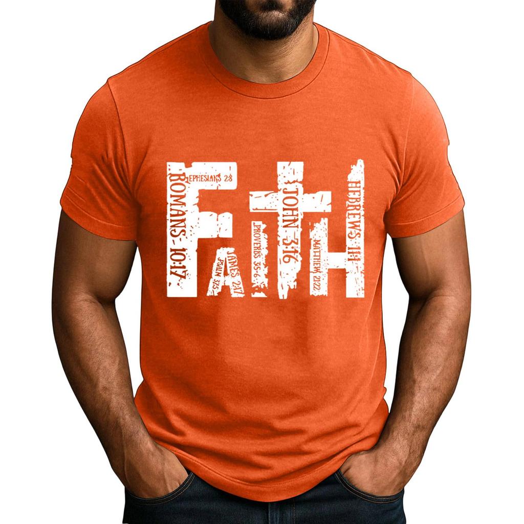 Men's  Popular T,shirt Printed Round Neck Short Sleeve T,shirt