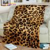 3D Wild Sexy Leopard Stripe Print Blanket,Soft Throw Blanket for Home Bedroom Bed Sofa Picnic Travel Office Cover Blanket Kids