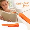 Silicone Bookmark Clip with Page, Blank Page for Books, Reading Tool for Men and Women