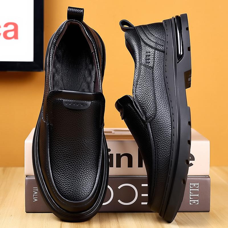 2024 Herbst neue Herren handgefertigte Online Schnür-Freizeitschuhe Herren weichsohlige weichsohlige Fußschuhe Herren 8835