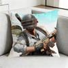 PUBGG MOBILE Game Pillow Case Square DoubleSided Sofa Cushion Cover Bedroom Bedside Pillow Gift
