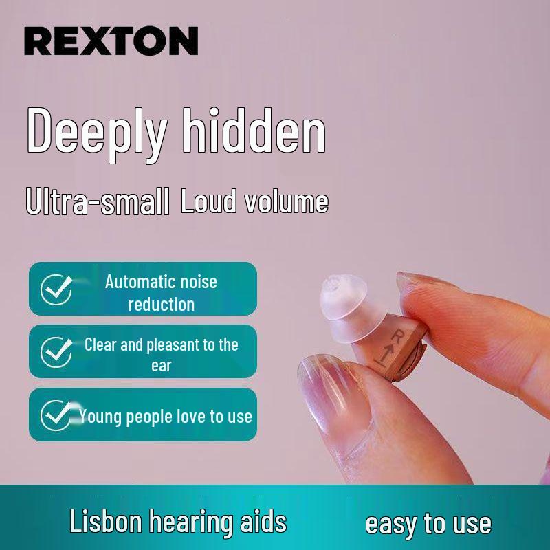 Listeron Yuanximen Wireless Hearing Aids: Invisible In-Ear & Behind-the-Ear for Young & Elderly Deafness